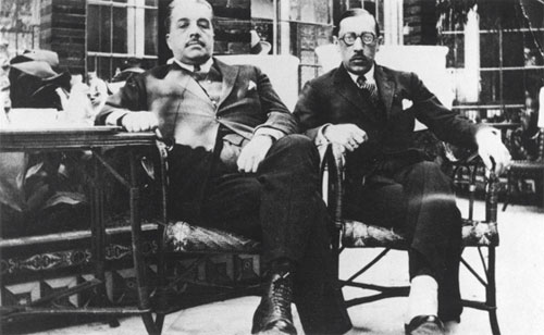 Serge Diaghilev and Igor Stravinsky
